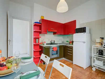 Küche und Essbereich