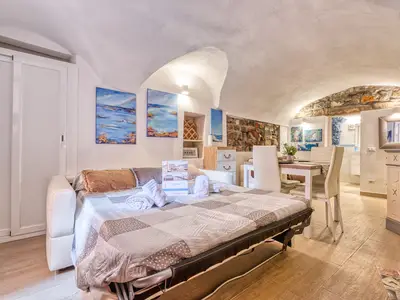 Schlafsofa (Schlafbereich für Studio)