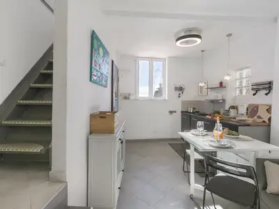 Küche und Essbereich