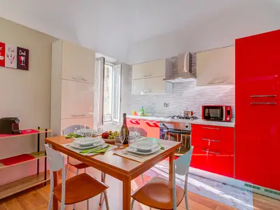 Küche und Essbereich