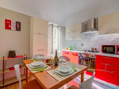 Küche und Essbereich