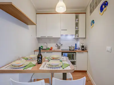 Küche und Essbereich