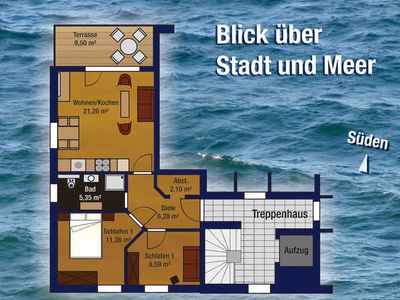 Appartement für 4 Personen (60 m²) in Sassnitz 3/10