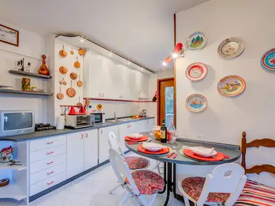 Küche und Essbereich