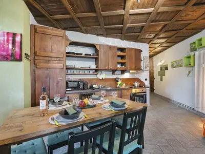 Küche und Essbereich