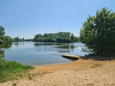 Altmain Zugang zum Schwimmen