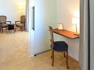 Durchgang Schlafzimmer in Wohn-Essbereich