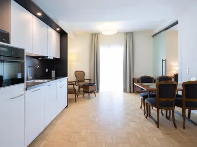 Suite Seeblick_Wohnbereich_Küche