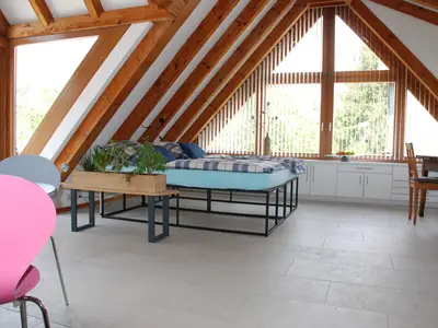 Wohnraum mit Schlafen