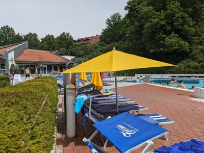 Ferienappartement Bademantelzugang zur Therme