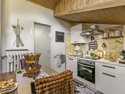 Küche und Essbereich