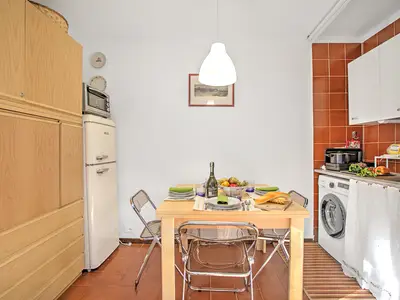 Küche und Essbereich