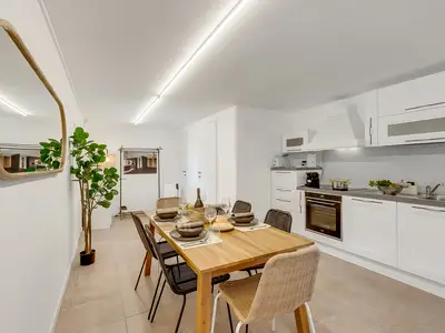 Küche und Essbereich