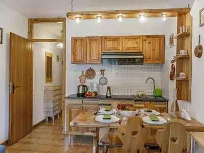 Küche und Essbereich