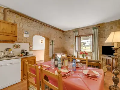 Küche und Essbereich