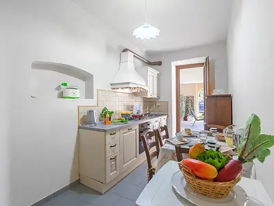 Küche und Essbereich