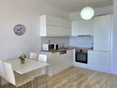 Küche und Essbereich