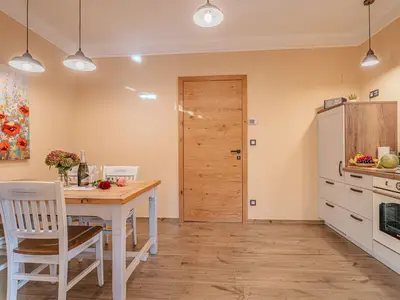 Küche und Essbereich