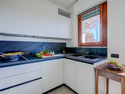 Küche und Essbereich