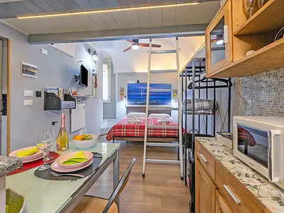 Küche und Essbereich