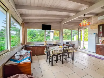 Küche und Essbereich