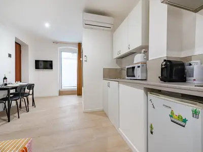 Küche und Essbereich