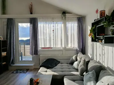 Wohnzimmer Blick zum