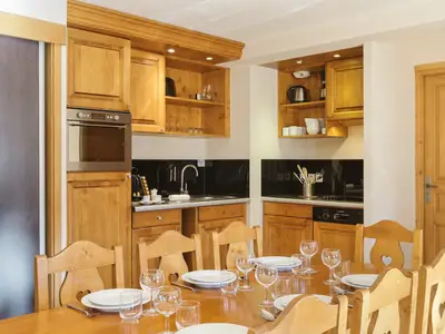 Küche und Essbereich