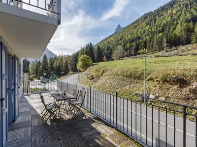 Schöne Aussicht vom Balkon