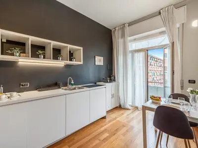 Küche und Essbereich