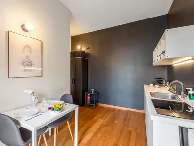 Küche und Essbereich