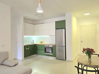 Küche und Essbereich