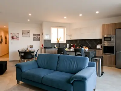 Küche und Essbereich