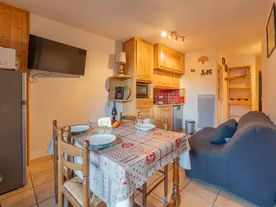 Küche und Essbereich