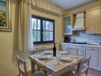 Küche und Essbereich