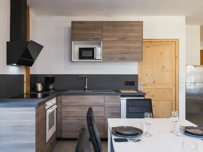 Küche und Essbereich