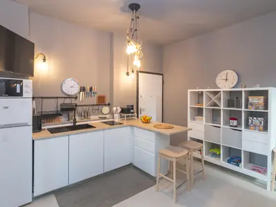 Küche und Essbereich