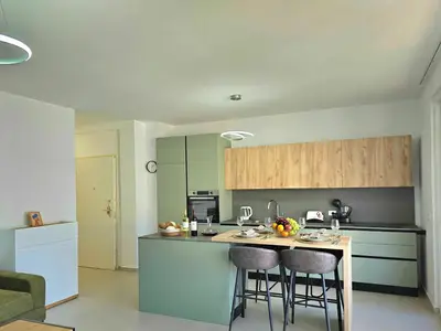 Küche und Essbereich