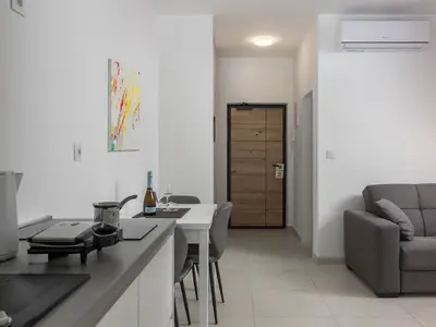 Küche und Essbereich