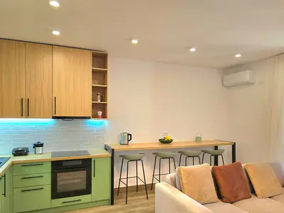 Küche und Essbereich