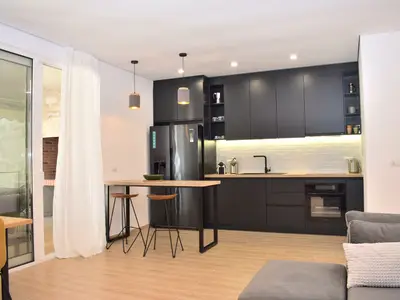 Küche und Essbereich