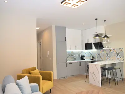 Küche und Essbereich