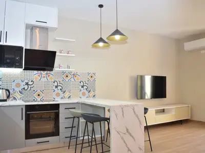 Küche und Essbereich