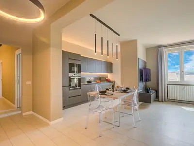 Küche und Essbereich