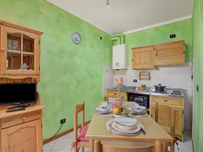 Küche und Essbereich