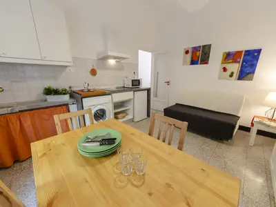 Küche und Essbereich