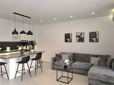 Küche und Essbereich