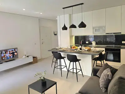 Küche und Essbereich