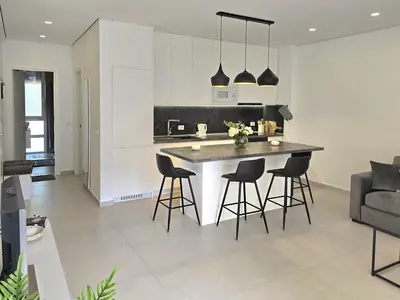 Küche und Essbereich