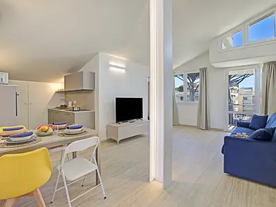 Küche und Essbereich